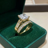 Excellent Promise Ring Set in Zirconium