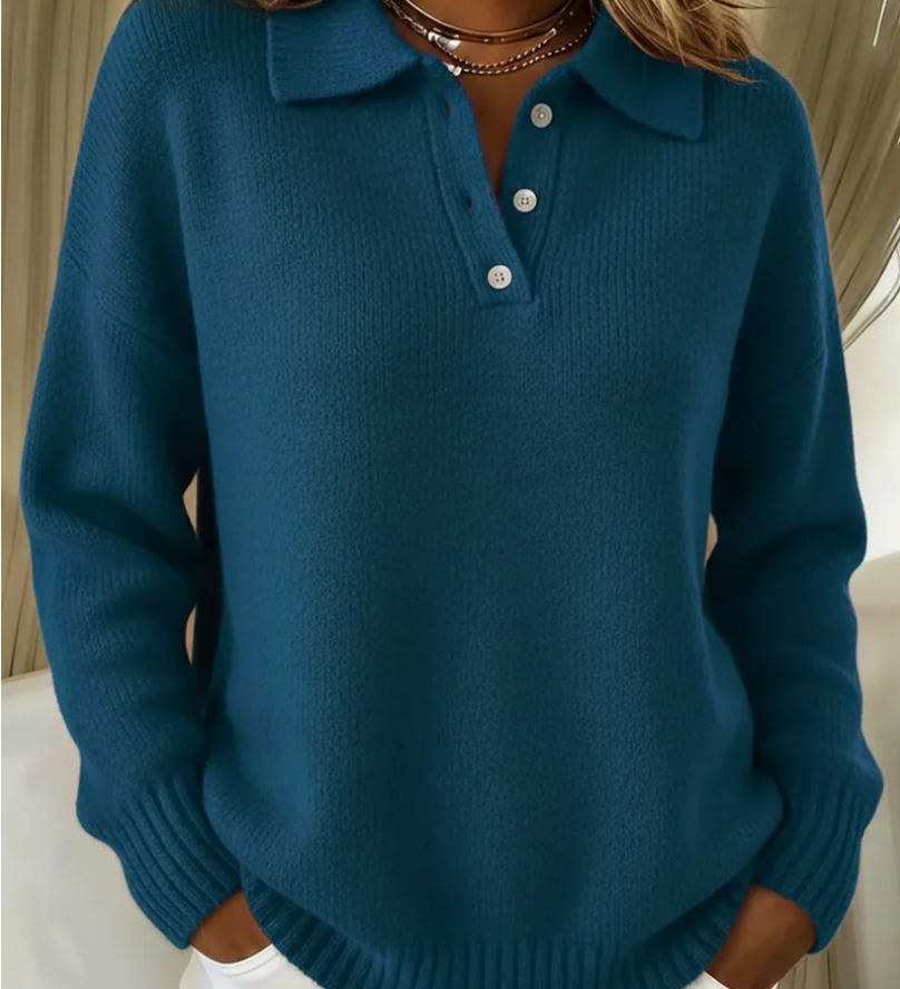 Evie™ | Polo Sweater