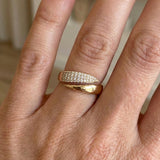 Elegant Wrap Crossover Ring