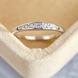 Ring in White Gold with Micro Zirconia Stones