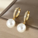 Modern Drop-Shaped Earrings