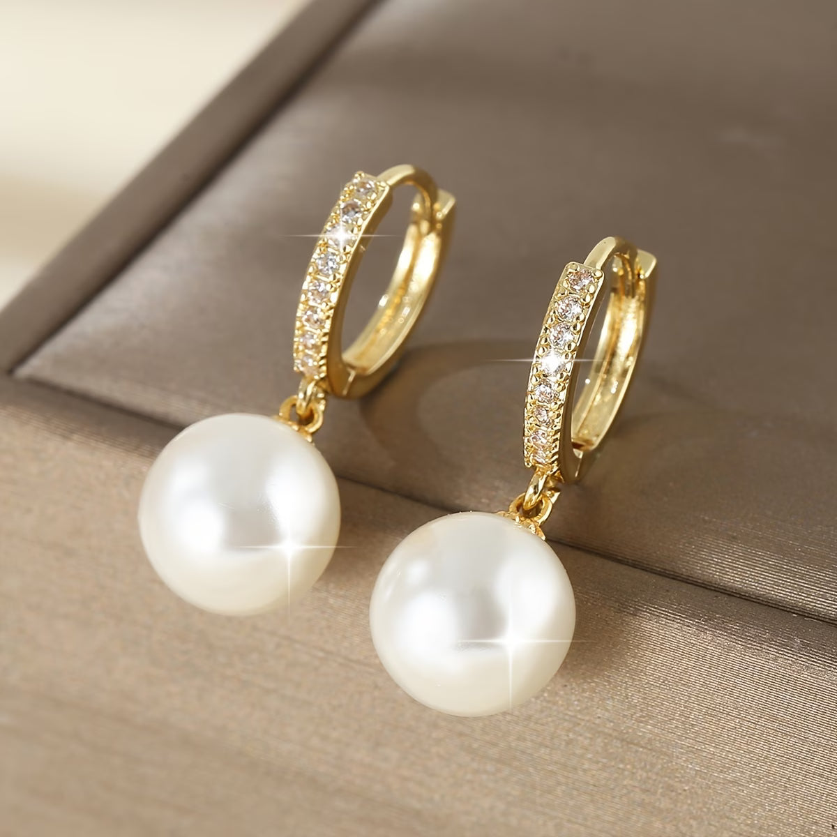 Modern Drop-Shaped Earrings