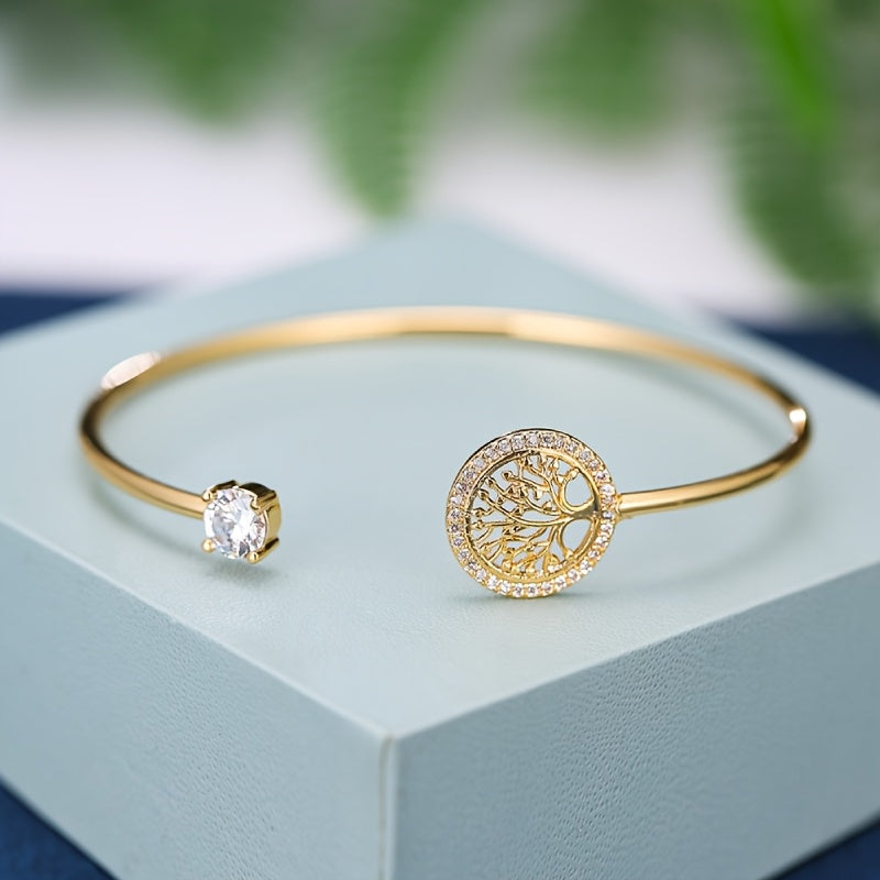 Bracelet in White Gold with Tree of Life