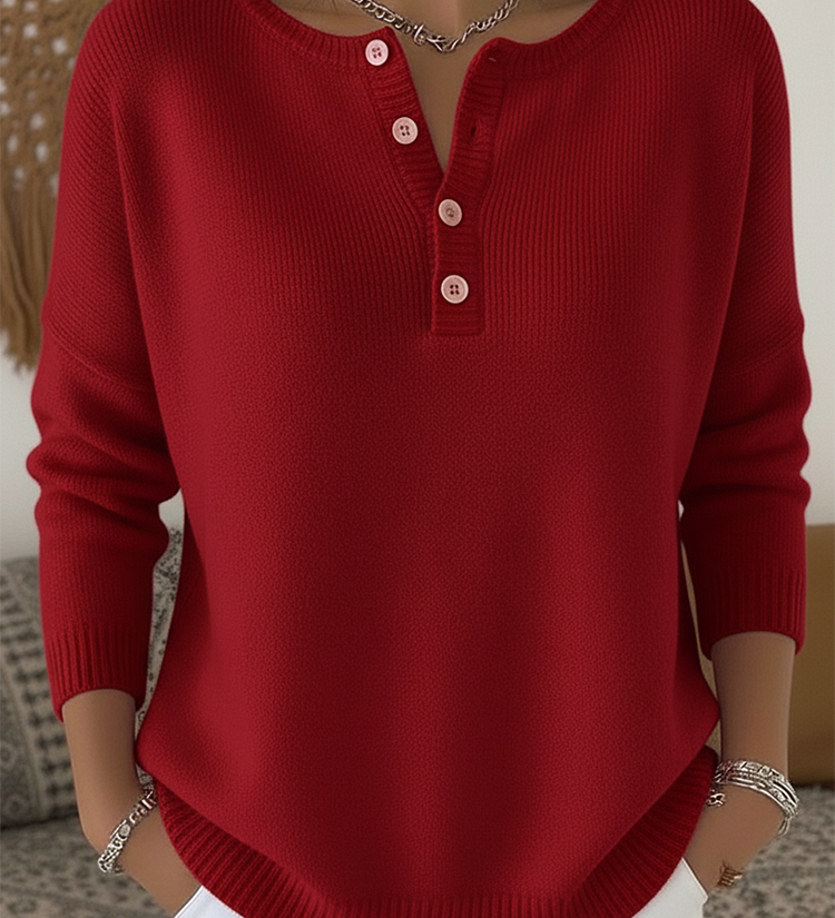 Ava™ | Calm Button-Up Sweater