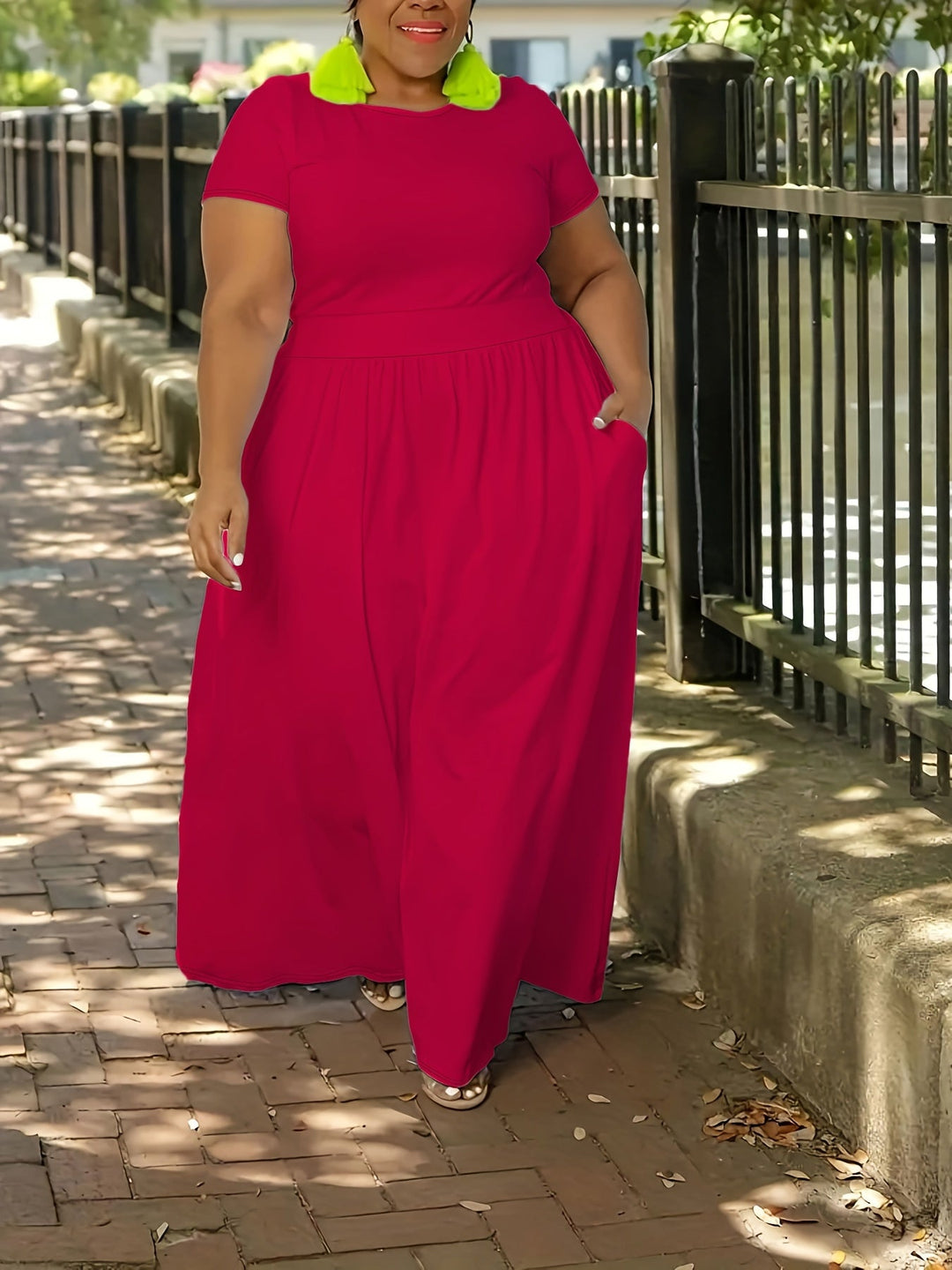 Kristina | Plus size basic dress