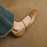 Verity | Mary Jane Shoe with Square Toe