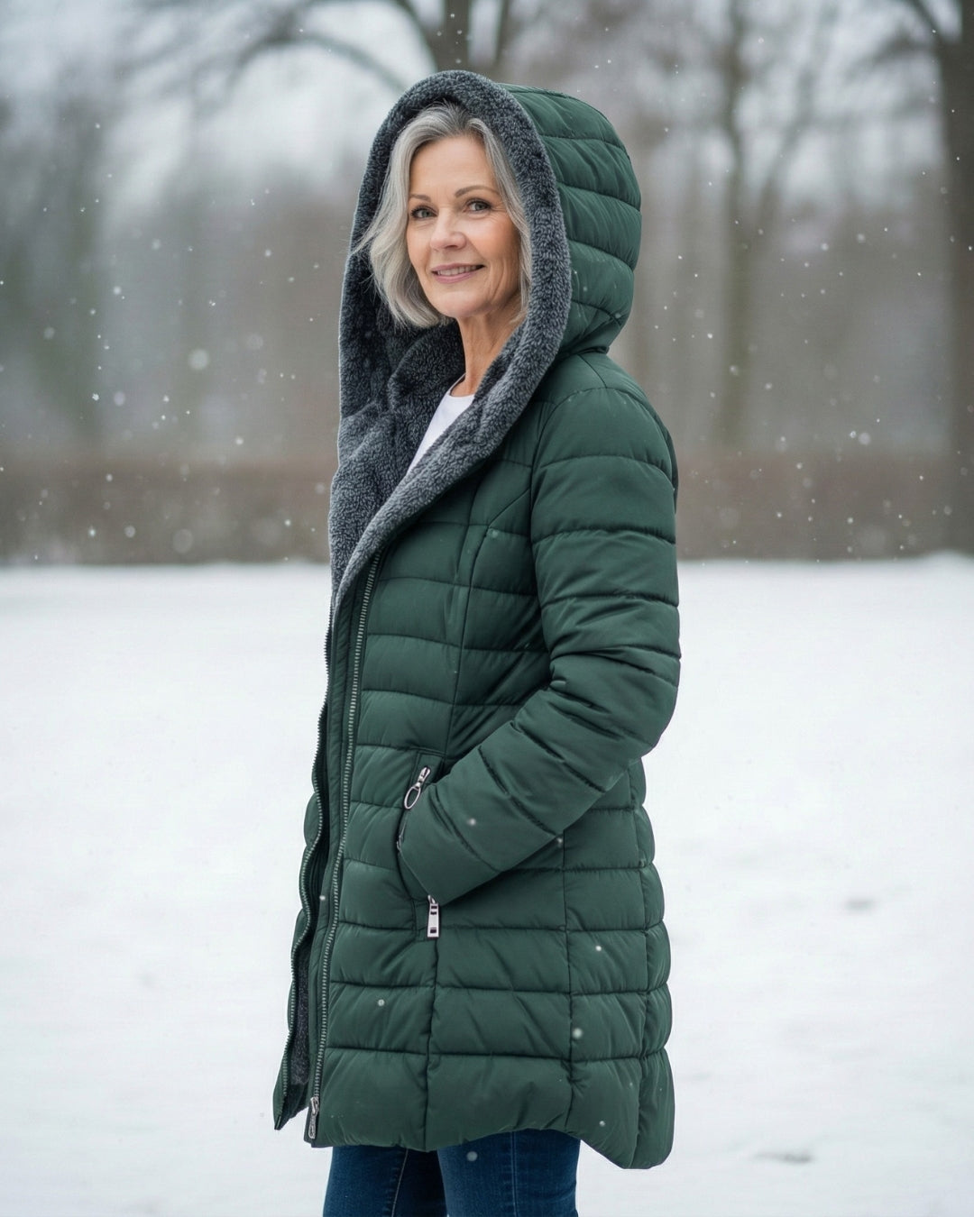 Alice | Fleece Lined Puffer Jacket