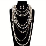 Boho Multi-Layer Bead Statement Set