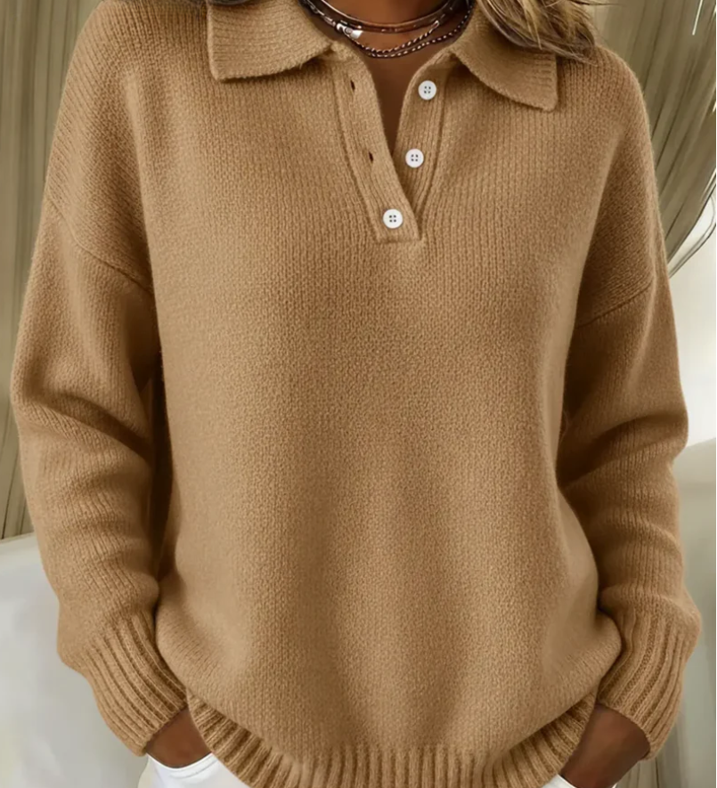 Evie™ | Polo Sweater