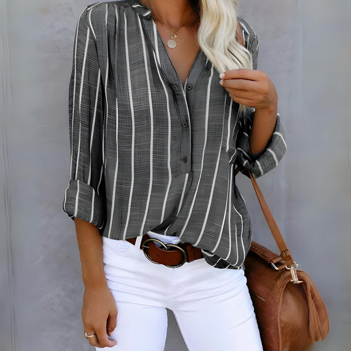 Bailey | Trendy Striped Women's Blouse