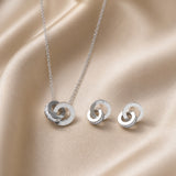 Endless Ring in White Gold