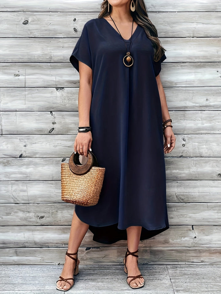 Hailey | Plus size V-neck dress