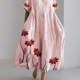 Sabi Summer Dress with Flowers