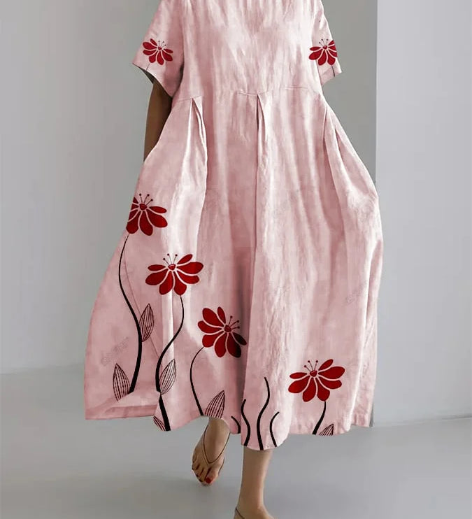 Sabi Summer Dress with Flowers