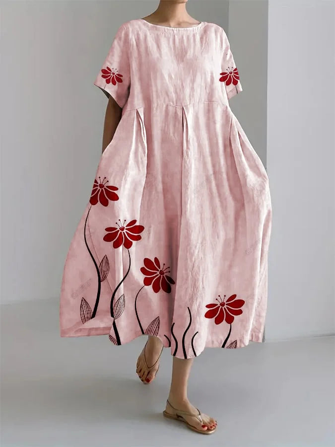 Sabi Summer Dress with Flowers
