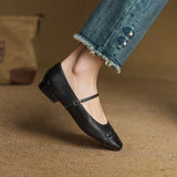 Verity | Mary Jane Shoe with Square Toe