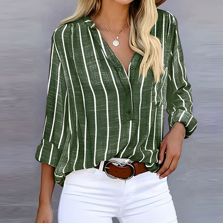 Bailey | Trendy Striped Women's Blouse