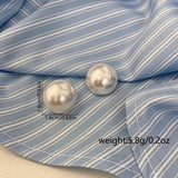 Pearl Statement Drop Earrings