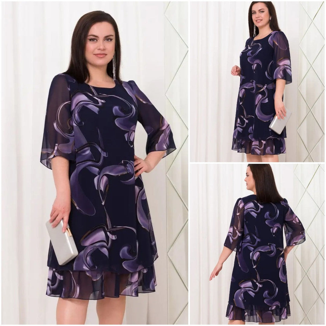 Harper | Plus Size Swirl Dress