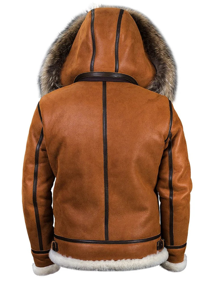 Emil™ Elegant Leather Winter Jacket