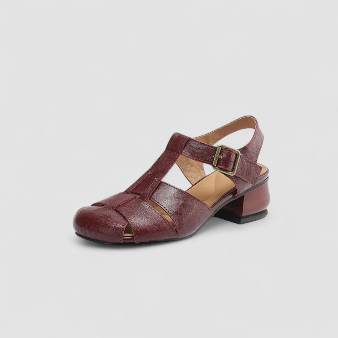Amelia – Orthopaedic Chunky Heel Mary Jane Shoes