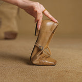 Verity | Mary Jane Shoe with Square Toe