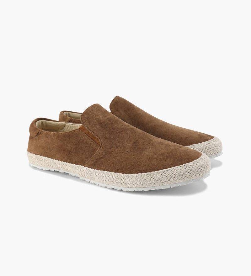 Jacob | Classic Espadrille for Men in Suede with Jute Sole