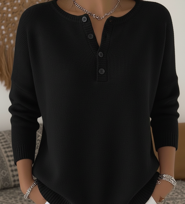 Ava™ | Calm Button-Up Sweater