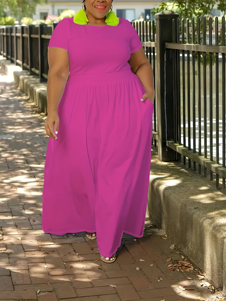 Kristina | Plus size basic dress