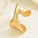 Woven Bracelet in Matte White Gold