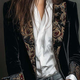 Octavia | Tailored Blazer with Baroque Finishes