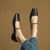 Verity | Mary Jane Shoe with Square Toe