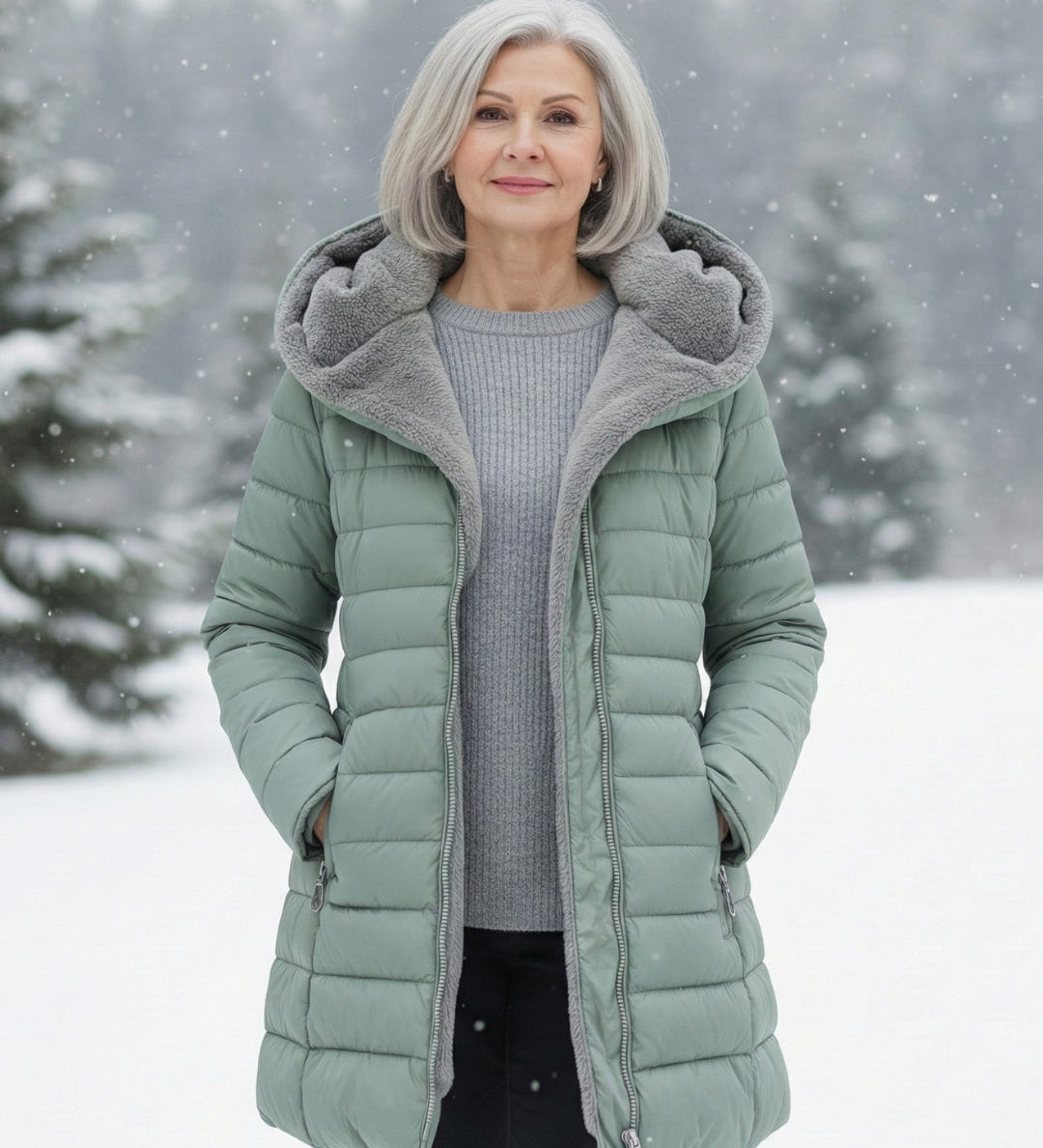 Alice | Fleece Lined Puffer Jacket