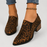 Angeliki | Ballerinas with Animal Print