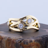 Classic Rose Gold Crystal Ring