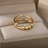 Anxiety and Stress Bead Ring