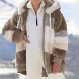 Serena | Hooded Pleated Coat