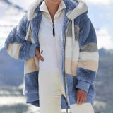 Serena | Hooded Pleated Coat