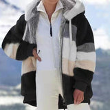 Serena | Hooded Pleated Coat