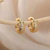 Timeless Chrysanthemum Zircon Earrings