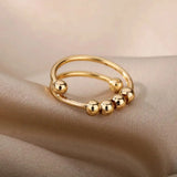 Anxiety and Stress Bead Ring