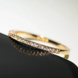 Elyse Minimalist Zirconium Ring