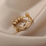 Anxiety and Stress Bead Ring