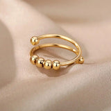 Anxiety and Stress Bead Ring