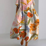 Valeno Summer Dress with Flowers