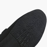Elias | Men's suede slippers with elegant metallic detail