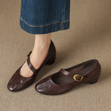 Quira | Mary Jane Shoe with Round Toe