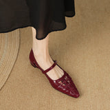 Quenby | Mary Jane Shoe with Mesh Design