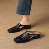 Vyla | Mules Made from Authentic Leather