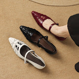 Quenby | Mary Jane Shoe with Mesh Design